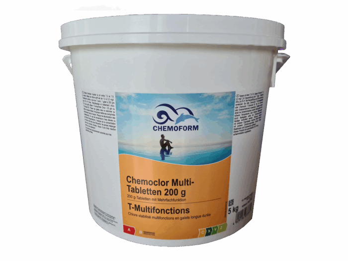 Chlore 200 multifonctions en Galet - 5kg