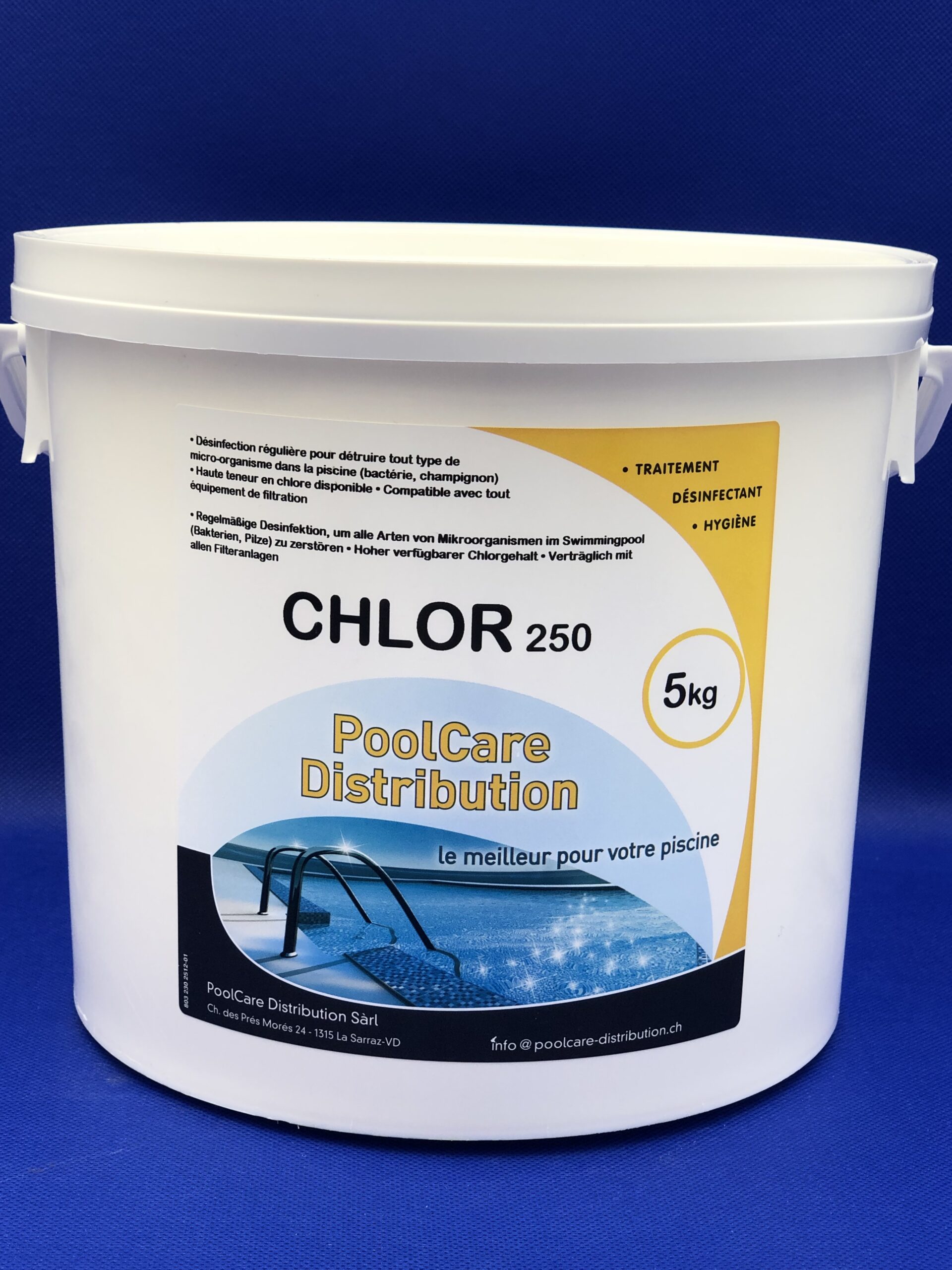 Pastilles de chlore 5KG - entretien piscine - désinfection de la piscine -  traitement